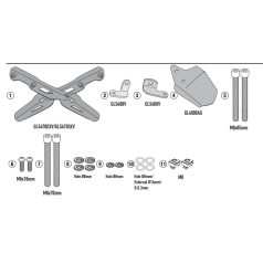   Csomagtartó KTM Duke 790 (2018-2020) / 890 Duke R (2021-2023) GIVI