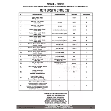  Csomagtartó MOTO GUZZI V7 850 Stone / SPECIAL 850 (2021-2026) GIVI