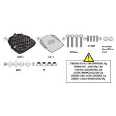 Csomagtartó BENELLI TRK702 / TRK702 X (2023-2025) GIVI