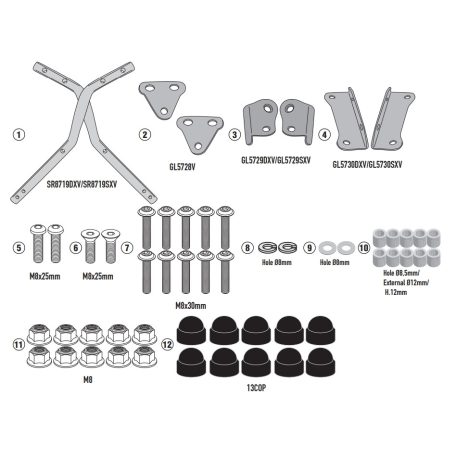Csomagtartó BENELLI TRK702 / TRK702 X (2023-2025) GIVI