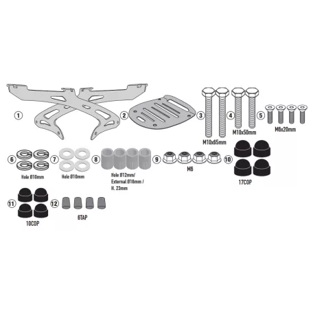 Csomagtartó KEEWAY V 302 C (2023-2025) GIVI