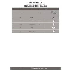   Csomagtartó alap Honda Crosstourer 1200 / Crosstourer 1200 DCT (2012-2018) GIVI alumínium
