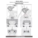 Csomagtartó alap HONDA NT1100 (22-24) GIVI alumínium