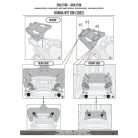 Csomagtartó alap HONDA NT1100 (22-24) GIVI alumínium