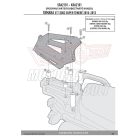 Csomagtartó alap Yamaha XT 1200Z Super Teneré (10-20) / Yamaha XT 1200ZE Super Teneré (14-20) GIVI alumínium