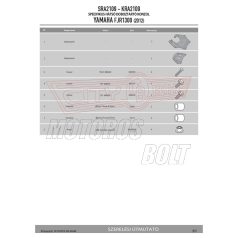 Csomagtartó alap YAMAHA FJR 1300 (06-18) GIVI alumínium