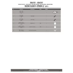   Csomagtartó alap Suzuki DL 650 V-Strom L2-L3-L4-L5-L6 (11-16) GIVI alumínium