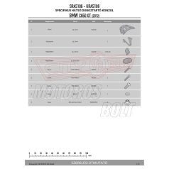 Csomagtartó alap BMW C 650 GT (2012-2020) GIVI alumínium