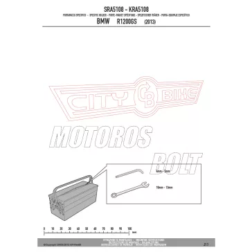   Csomagtartó alap BMW R 1200 GS (13-18) / BMW R 1250 GS (2019-2023) GIVI alumínium