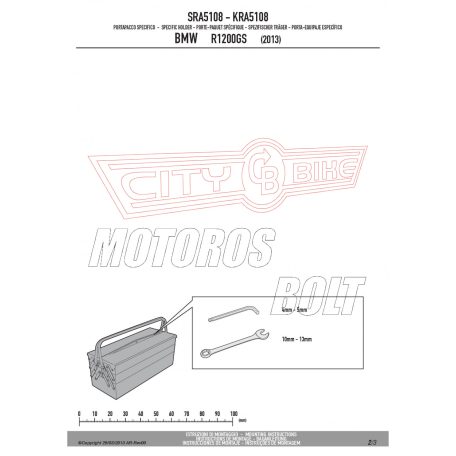 Csomagtartó alap BMW R 1200 GS (13-18) / BMW R 1250 GS (2019-2023) GIVI alumínium