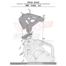 Csomagtartó alap BMW R 1200 GS (13-18) / BMW R 1250 GS (2019-2023) GIVI alumínium