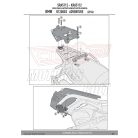 Csomagtartó alap BMW R 1200 GS ADVENTURE (14-18) / BMW R 1250 GS Adventure (2019-24) GIVI alumínium