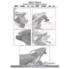 Csomagtartó alap BMW R 1200 RT (05-13) / BMW K 1600 GT (11-23) GIVI alumínium
