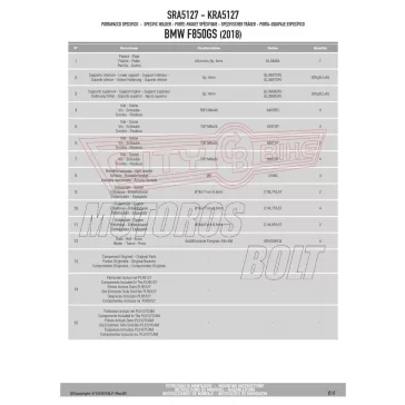   Csomagtartó alap BMW F 750 GS (2018-2023) / BMW F 850 GS (2018-2023) GIVI