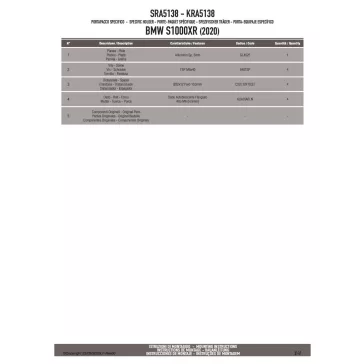 Csomagtartó alap BMW S 1000 XR (2020-2026) GIVI