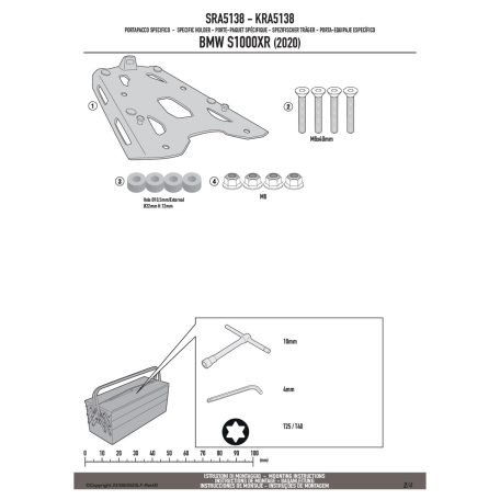 Csomagtartó alap BMW S 1000 XR (2020-2024) GIVI