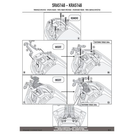 Csomagtartó alap BMW R 1300 GS Adventure (2025) GIVI
