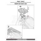 Csomagtartó alap TRIUMPH Tiger 1200 GT Explorer (2022-2026) / TRIUMPH Tiger 1200 GT (2022-2026) /  Tiger  1200 Rally Explorer GIVI alumínium