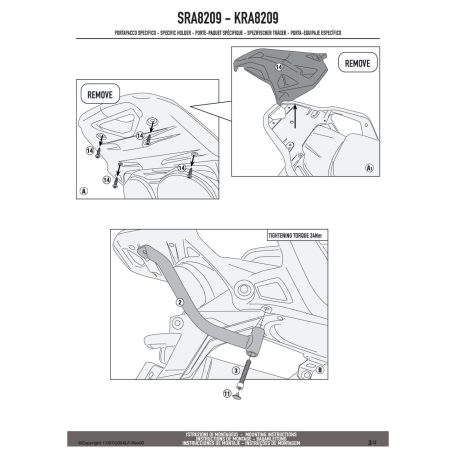 Csomagtartó alap MOTO GUZZI V85 TT (2024-2025) GIVI
