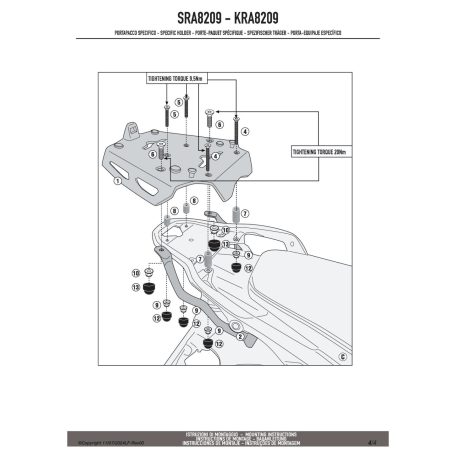 Csomagtartó alap MOTO GUZZI V85 TT (2024-2025) GIVI