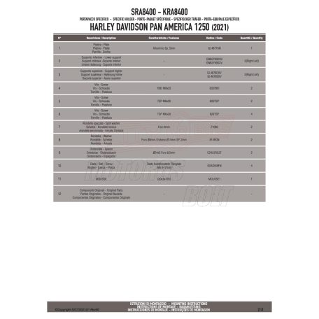 Csomagtartó alap GIVI SRA8400