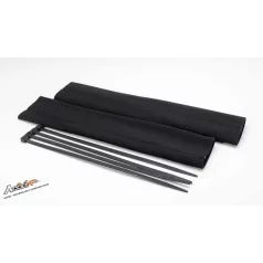 Teleszkóp védő neoprene fekete ACCEL