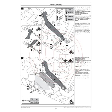 SW-MOTECH bukógomba szett YAMAHA Tracer 900 (2014-2020) Váz- és blokkvédelem