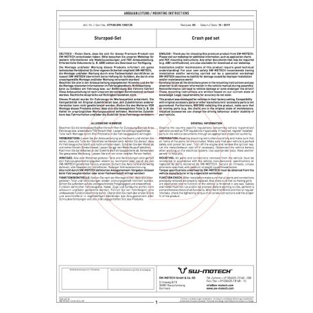 SW-MOTECH bukógomba szett YAMAHA Tracer 900 (2014-2020) Váz- és blokkvédelem