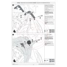 SW-MOTECH bukógomba szett BMW S 1000 R (2013-2016) – Váz- és blokkvédelem