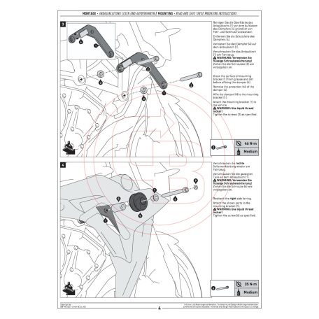 SW-MOTECH bukógomba szett BMW S 1000 R (2013-2016) – Váz- és blokkvédelem