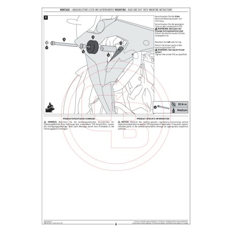 SW-MOTECH bukógomba szett BMW S 1000 R (2013-2016) – Váz- és blokkvédelem