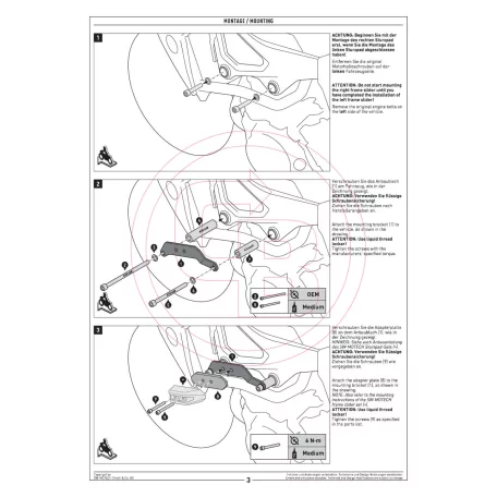 SW-MOTECH bukógomba szett BMW F 900 R – Váz- és blokkvédelem