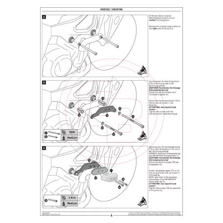 SW-MOTECH bukógomba szett BMW F 900 R – Váz- és blokkvédelem