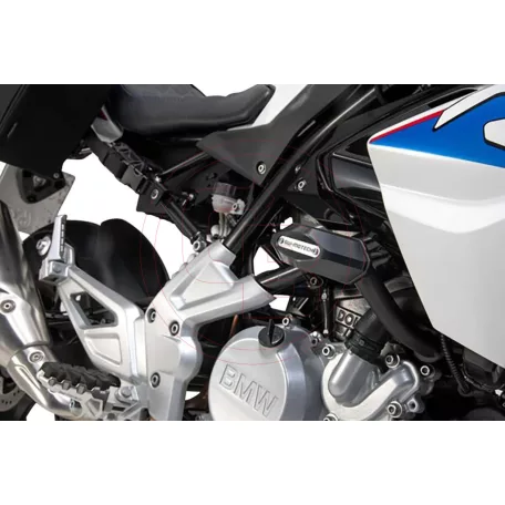 SW-MOTECH bukógomba szett BMW G 310 R – Váz- és blokkvédelem