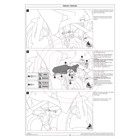 SW-MOTECH bukógomba szett BMW G 310 R – Váz- és blokkvédelem