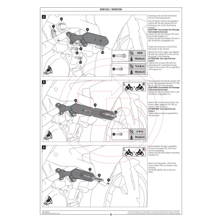 SW-MOTECH bukógomba szett BMW G 310 R – Váz- és blokkvédelem