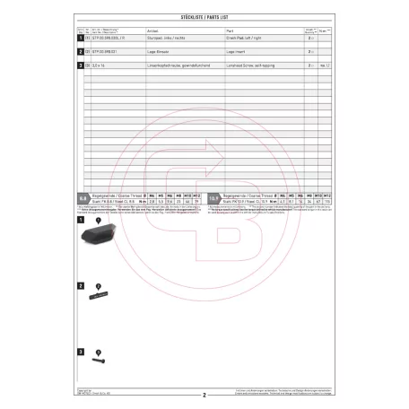 SW-MOTECH bukógomba szett BMW G 310 R – Váz- és blokkvédelem