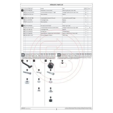 SW-MOTECH bukógomba szett BMW S 1000 R (2016-2020) – Váz- és blokkvédelem