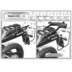 Oldaltáska tartó Yamaha MT-03 600 (06-14) GIVI