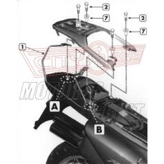 Oldaltáska tartó Honda XL 650V Transalp (00-07) GIVI