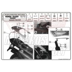 Oldaltáska tartó Honda XL 650V Transalp (00-07) GIVI