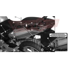   Oldaltáska tartó cső Honda CBF 500 (04-12) / Honda CBF 600S/ CBF 600N (04-12) /Honda CBF 1000 / ABS (06-09) GIVI