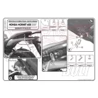 Oldaltáska tartó Honda Hornet 600 / Hornet 600 ABS (07-10) GIVI