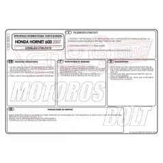   Oldaltáska tartó Honda Hornet 600 / Hornet 600 ABS (07-10) GIVI