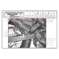 Oldaltáska tartó Honda XL 700V Transalp (08-13) GIVI