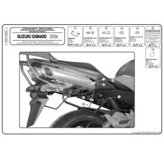 Oldaltáska tartó Suzuki GSR 600 (06-11) GIVI
