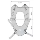 GIVI T460B – Univerzális hevederes tanktáska-rögzítés műanyagtankokra (is)