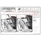 Oldaltáska tartó Ducati Monster 696/796/1100 (08-14) GIVI