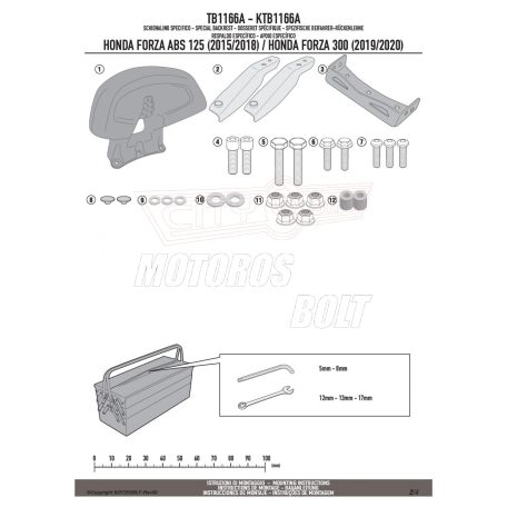 Háttámla HONDA FORZA 125 ABS (15 > 18) / Forza 125 (19-24)/Forza 300 (19 > 20) / ADV 350 (22-25) / Forza 350 (23-24) GIVI