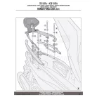 Háttámla HONDA FORZA 125 (21 > 24) / HONDA FORZA 350 (21 > 22) GIVI